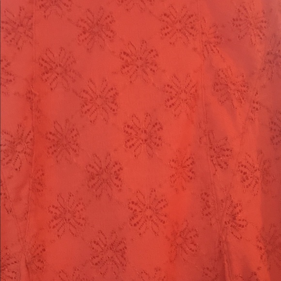 Muted orange/pink free people floral lace dress - Picture 4 of 5